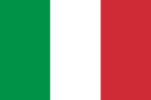 język włoski i flaga włoska