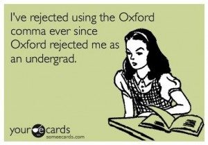 oxford comma dlaczego nie używać